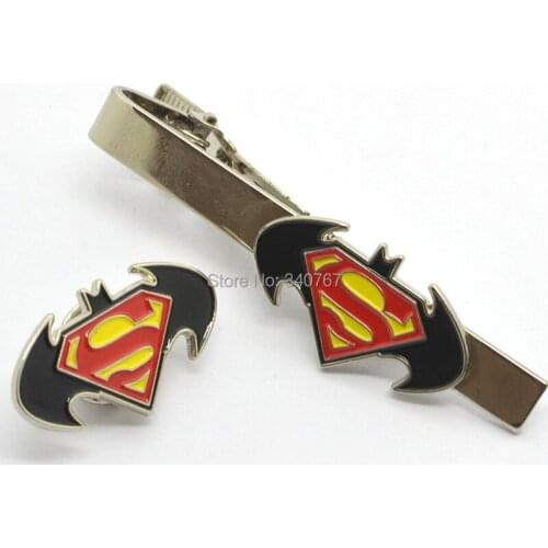 Special cuff links and tie clip