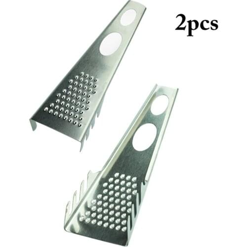 2Pcs/Set Cheese Graters Multifunctional Stainless Steel Grating Utensil For Spaghetti Fruit Vegetable Tools Accessories