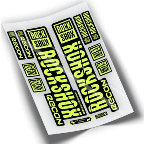 FOX 32 FACTORY SC 2021 various colors bicycle fork stickers