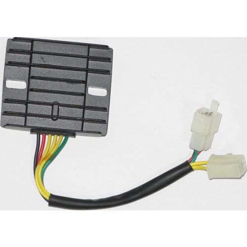 12V 6 wires 11 Pole DC Voltage Regulator Rectifier For GY6 50cc 125cc 150cc 200cc 250cc Scooter ATV Quad Go-Kart New