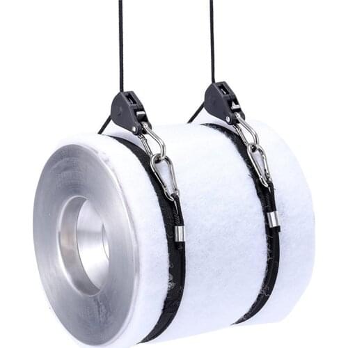 2PCS 1.4 Inch 8Ft Long Heavy Duty Adjustable Rope Clip Yo-yo Hanger For Grow Light Kit Hanging Ratchet Canoe Bow Stern Tie Down