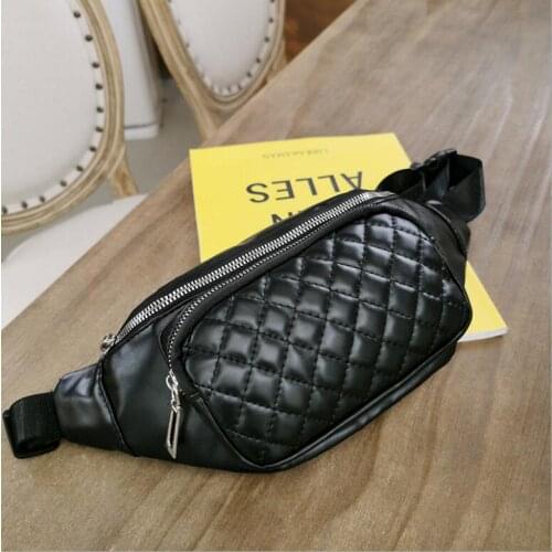 2021 Waist Pack For Women Belt Bag Crossbody Bag PU Casual Chest Packs Ladies Message Bag