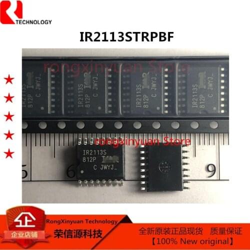 10pcs IR2113STRPBF 100% Brand New Original IR2113S IR2113SPBF IR2113 SOP-16 SMD HIGH AND LOW SIDE DRIVER MOSFET DRVR 600V 2.5A