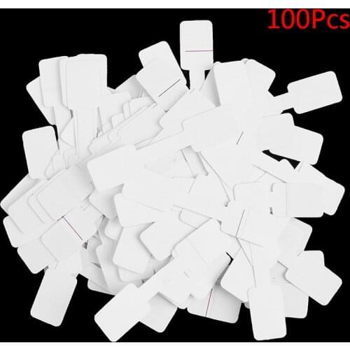 50/100 square cowhide blank price label sticker display label sticker in jewelry store