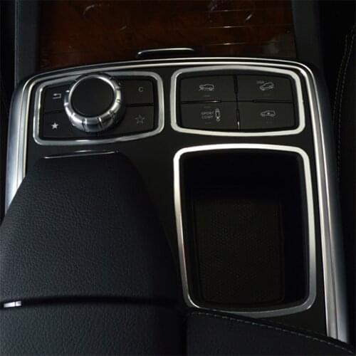 Car styling vehicle interior stickers interior control panel center console cover Auto Trim for Mercedes benz GLE ML W166 GL GLS