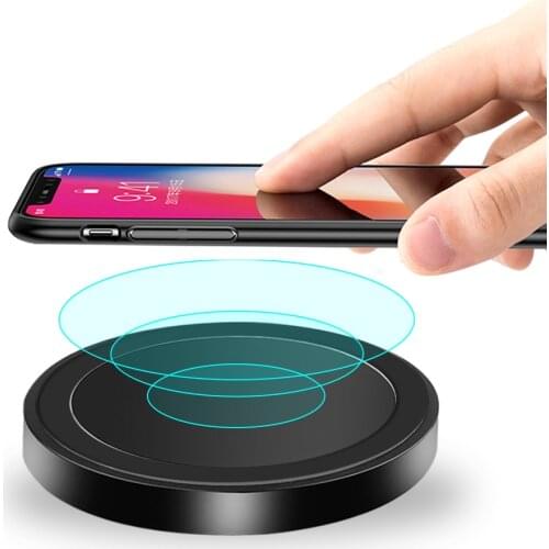 Hot 5W Qi Wireless Charger For IPhone X Xs MAX XR 8 Plus Fast Charging For Samsung S8 S9 Plus Note 9 8 USB Phone Charger Pad