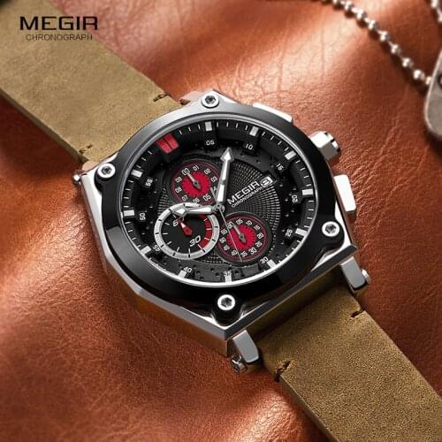Мужские серебряные часы MEGIR China At AliExpress
