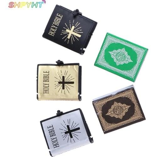 1/12 Scale Miniature Dollhouse Bible Book for Doll House Study Room Furniture Accessories Toy High Quality