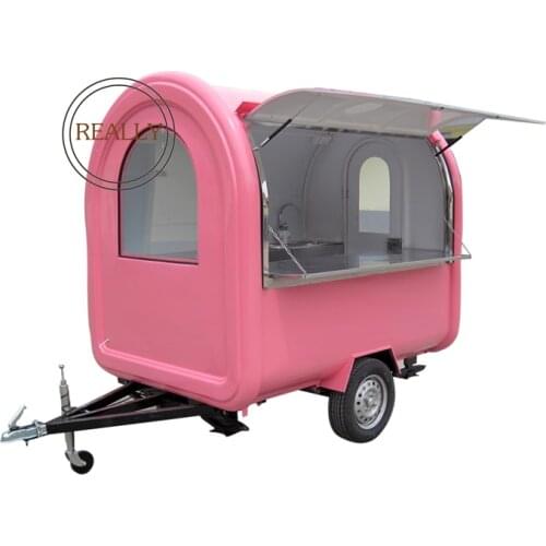 Stainless steel mobile shop, food truck, mobile food trailer for sale street food trailer for sale