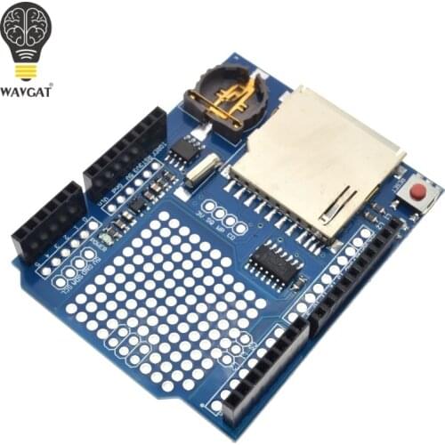 WAVGAT Data Logger Module Logging Recorder Shield V1.0 for Arduino UNO SD Card