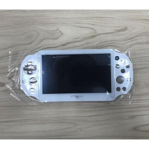 Original new for ps vita psv psvita 2 2000 display lcd screen assembled white with screen protector film