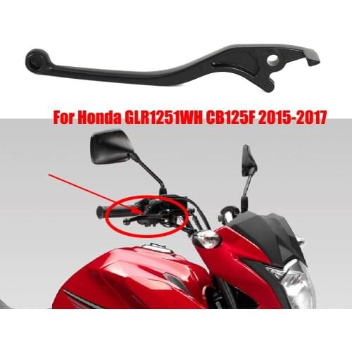 Motorcycle Right Front Disc Brake Lever Black Aluminum For Honda GLR1251WH GLR125 CB125F 2015 2016 2017