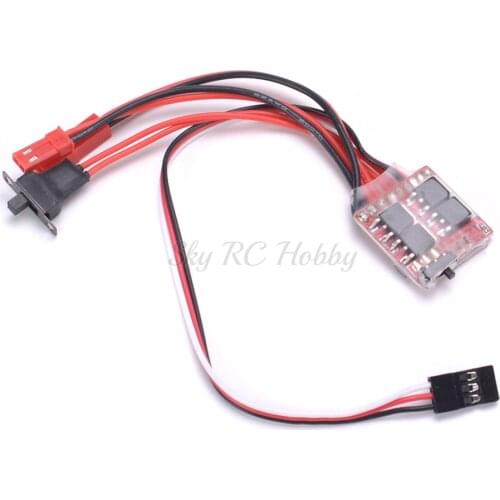RC ESC 20A Brush Motor Speed Controller Forward Reverse Brake 2S for Controller Boat Car Tank RC Parts