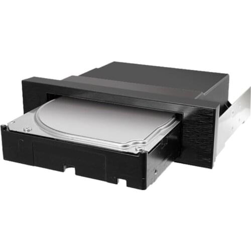 SATA Internal Tray-less Mobile Rack for 2.5" or 3.5" SSD HDD Hard Drive Backplane Enclosure