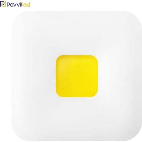 Led ceiling light led wall light surface mounting round and square 8" 12" white blue yellow orange base