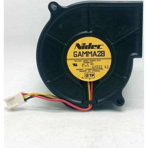 USED NIDEC D07F-24SG 24V 0.15A Centrifugal turbine turbo 7530 Blower cooling fan