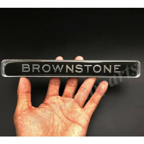 Brownstone Car Trunk Tailgate Rear Emblem Badge Decals Sticker Fit Cruiser 200
