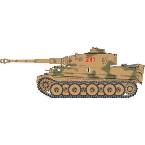1/72 WWII German Tiger Tank Model Early Type 504 Heavy Armor Battalion Sicily 1943 World Of Tanks Collection Display Gift