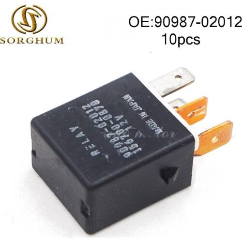 10PCS Relay For Toyota Lexus RAV4 Corolla 4Runner Hilux Hiace Land Cruiser Coaster Previa Crown Prius Vios Yaris 90987-02012