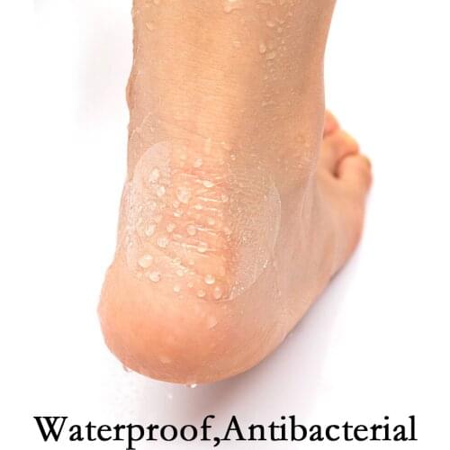 20pcs Heel Protector Transparent Invisible Waterproof Back Heel Pads Anti Blister Friction Patch Foot Care High Heel Sticker