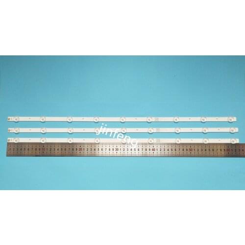 3pcs x 32 inch Universal LED Backlight Lense Aluminum Plate Strips SVA75DA03 for Samsung/ for LG for Sharp TV 9-LEDs 630mm 3v