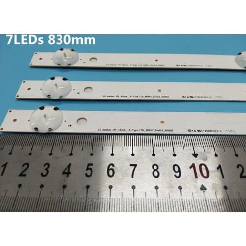 83CM LED Strip 7 LED For LG 43UK6300PLB 43UJ634V 43UJ635V 43LJ61_FHD_L LC43490059A LC43490058A Innotek 17Y 43inch_A LC43490074A