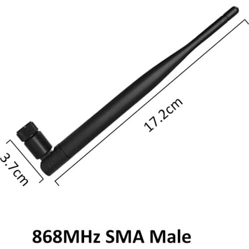 10pcs 868MHz 915MHz Antenna 5dbi SMA Male Connector GSM 915 868 MHz antena outdoor signal repeater antenne waterproof Lorawan