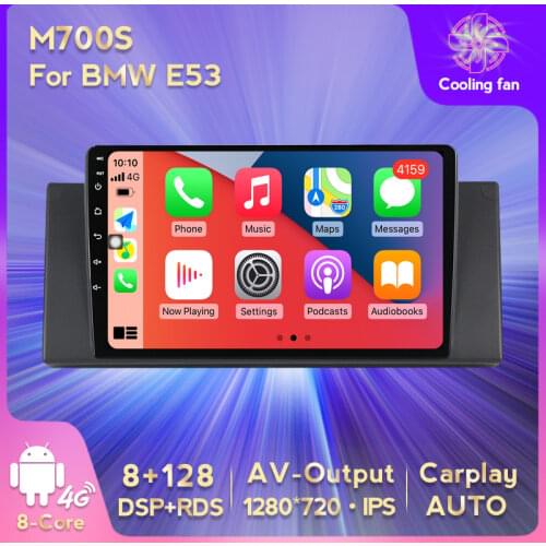 MEKEDE Android 10.0 6+128G Car GPS DVD For BMW 5 Series X5 E53 E39 M5 Plug and play support DAB OBD2 DVR
