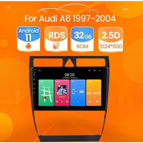 Android 11 Version Car Radio Multimedia Player for Audi A6 C5 1997-2004 S6 2 1999-2004 Car Gps Navigation Stereo Unit RDS WIFI