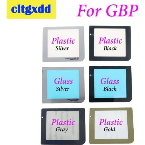 Cltgxdd Plastic Glass Lens Replacement With / Withou Light Lamp Hole Screen Lens For Gameboy Pocket GBP Screen Lens Protector