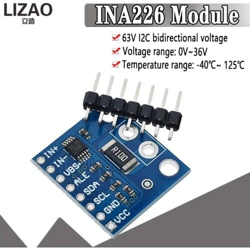 INA226 IIC interface Bi-directional current/Power monitoring sensor module 226 0.01Ohm 0.1Ohm