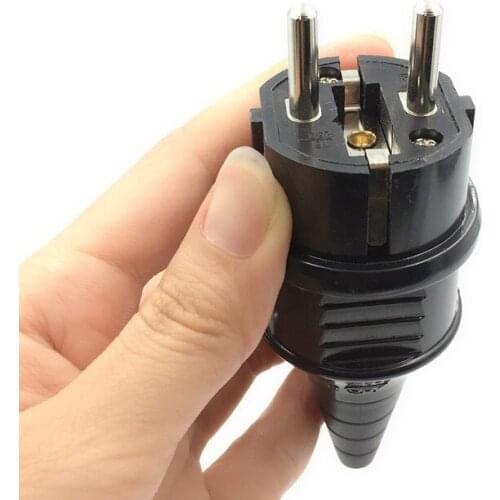 EU Waterproof IP54 Industrial Electrical Power French Type E Rewireable Plug Male Socket Outlet Adaptor 250V 4000W