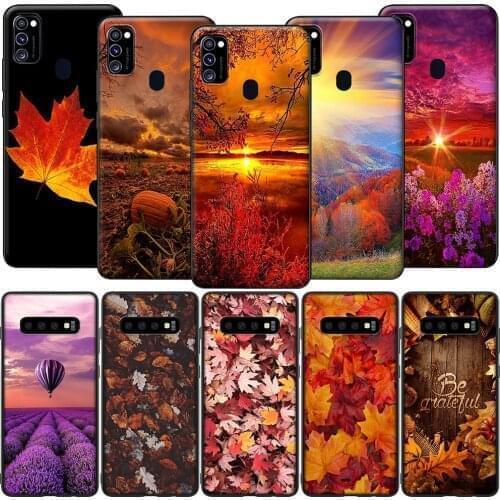 GX26 Autumn Vintage Floral Case for Samsung A10S A20S A40S A50S A70S A51 A71 A81 A91 M11 M30S M31S M21 M51 A02S A42