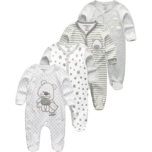 Baby Clothes Boy Girl Clothes Romper Long Sleeve Autumn Winter Jumpsuit Newborn Clothing Sets Cartoon Animal