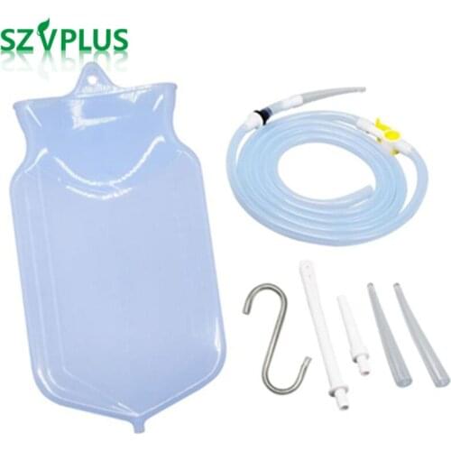 Enema kit douche Bag Sets for Colon Cleaning with Silicone Hose Health Anal Vagina Cleaner Washing Flusher Constipation Wash