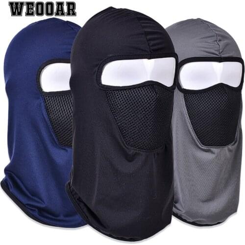 WEOOAR 2021 Summer Balaclava Face Mens Hat Beanie Full Face Ski Hat Hood Bonnets for Women Cycling Army Tactical Cap MZ216