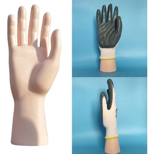 Male Mannequin Hand Men Hand Finger Glove Ring Bracelet Bangle Jewelry Display Stand Holder