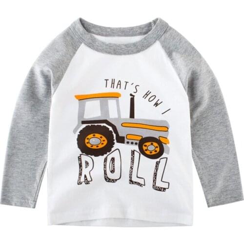 New spring 2021 boys long-sleeved t-shirt wholesale childrens clothing baby clothes Korean childrens clothing