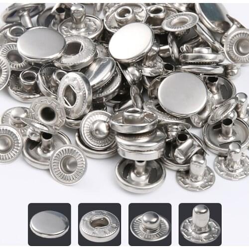 New Leather Snap Fasteners ,12.5 mm Heavy Duty Snap Fasteners,14 Colors Leather Snaps for Clothes, Jackets, Jeans Wears,Bracelet