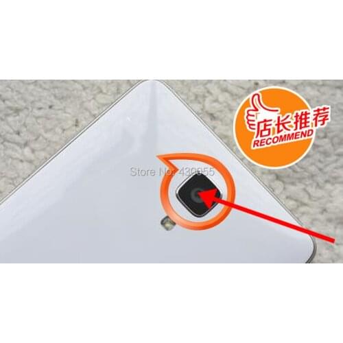 New Ymitn Housing Back Camera glass Lens Cover with Adhesive replacement For Xiaomi 4 Mi4 ,Free Shipping