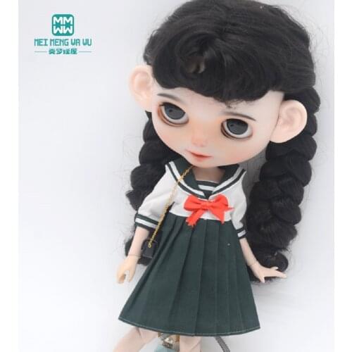 1pcs Blyth Doll Clothes fashion school uniform tie skirt for Blyth Azone OB23 OB24 1/6 doll accessories