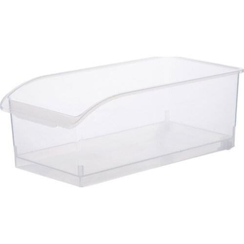 Clear Plastic Refrigerator Food Storage Box Drawer Container Kitchen Organizer