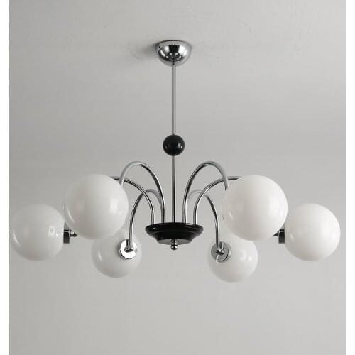 Modern Living Room Chandelier Lighting Nordic Glass BaLL Light Fixture Gold/Chrome Chandelier Lamp Luster Luminaire Lampara