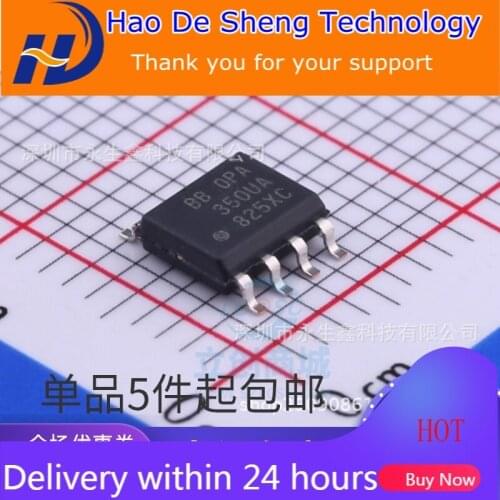 10PCS/LOT OPA350UA OPA350UA/2K5 OPA350 SOP-8 Amplifier IC New Original In Stock