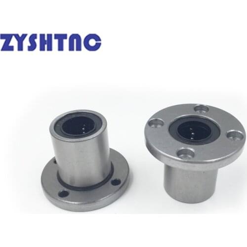 4pcs/lot LMF8UU LMF10UU LMF6UU LM12UU LM8LUU LMF12LUU LM16UU 8mm flange linear ball bearing for 8mm linear shaft CNC 3D printer