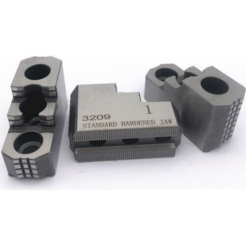 5 inch, 6 inch, 8 inch hydraulic hard jaws, hydraulic chuck three jaws, three steps, L type