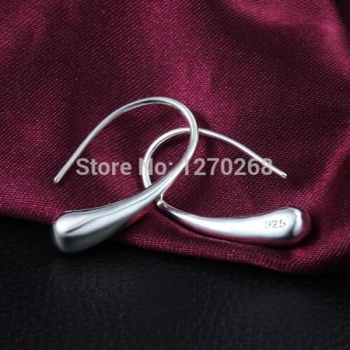 E004 cheap wholesale silver plated earrings fashion jewelry for women Top Quality