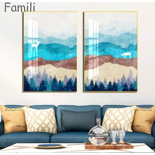 Nordic Style Amazing World Landscape Canvas Painting Wall Art Picture For Living Room Home Decor Kids Nursery Posters And Prints