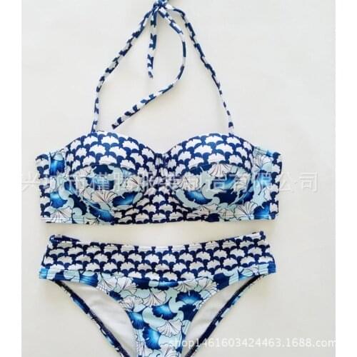 Hot Sexy print Bikini Swimwear Women Swimsuit Biquini Strappy Push Up Bikinis Set Low Waist Bathing Suit Maillot De Bain