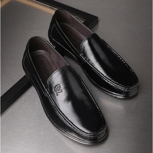 Male Breathable Driving Shoes Formal Business Sneakers Men Calzado Hombr Men Loafer Shoes Soft Slip-On Moccasins Sneakers O6-78